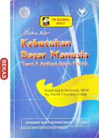 Buku ajar kebutuhan dasar manusia