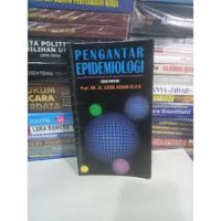 Pengantar Epidemiologi